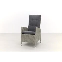 VDG Manhattan Wicker Verstelbare Tuinstoel - White Grey 8 VDG Manhattan Wicker Verstelbare Tuinstoel - White Grey -Bekend Tuinmeubelen Winkel 1000050056 0102