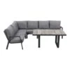 VDG Azoren/Darwin Lounge Dining Set - Antraciet - Links & Rechts