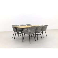 Hartman Delphine/Bella 180x90 Cm. - 5-delige Tuinset -Bekend Tuinmeubelen Winkel 1000058422 0103