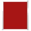 VidaXL Wind-/zonnescherm Uittrekbaar 160x300 Cm Rood -Bekend Tuinmeubelen Winkel 1000060737