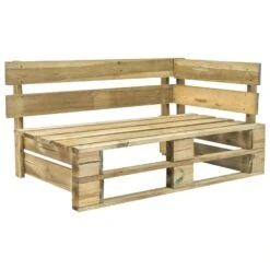 VidaXL Tuinbank Met Grijze Kussens Pallet Grenenhout -Bekend Tuinmeubelen Winkel 1000060776 0102