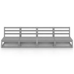 VidaXL Tuinbank 4-zits Massief Grenenhout Grijs 8 VidaXL Tuinbank 4-zits Massief Grenenhout Grijs -Bekend Tuinmeubelen Winkel 1000060785 0102