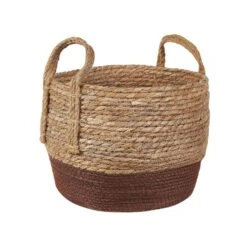 Beliani Bloempot Voor Binnen PALADJU - Natuurlijk Zeewier -Bekend Tuinmeubelen Winkel 1000065148 0103