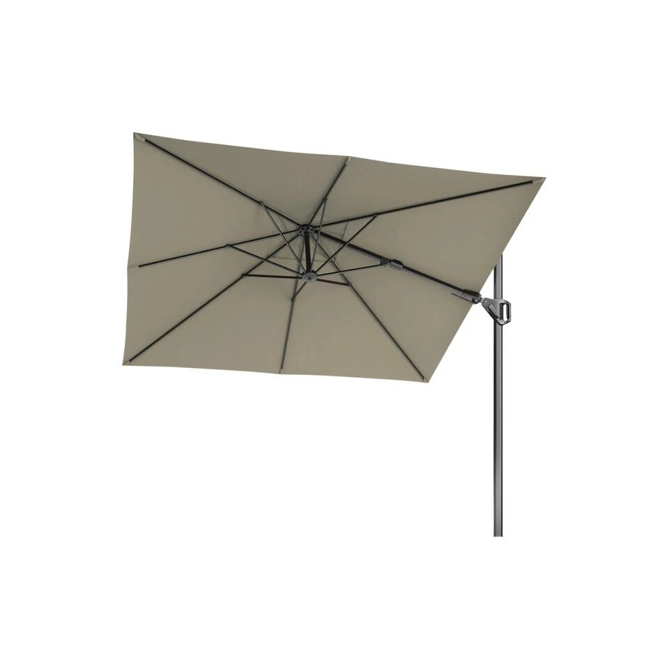 Platinum Voyager Zweefparasol T2 2,7x2,7 M. - Taupe Met Voet En Hoes 5 Platinum Voyager Zweefparasol T2 2,7x2,7 M. - Taupe Met Voet En Hoes - Afbeelding 3