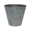 Ter Steege Plantenpot/bloempot - Natuursteen Look - Grijs - D22 X H 20 Cm -Bekend Tuinmeubelen Winkel 1000073749