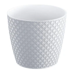 Prosperplast Plantenpot/bloempot - Kunststof - Parel Wit - D26 X H23 Cm