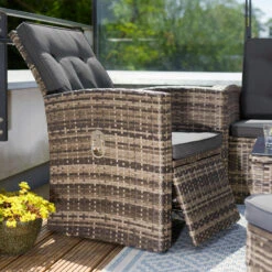 Tectake - Wicker Zitgroep Bari Natuurkleur - Tuinset -Bekend Tuinmeubelen Winkel 1000077952 0102