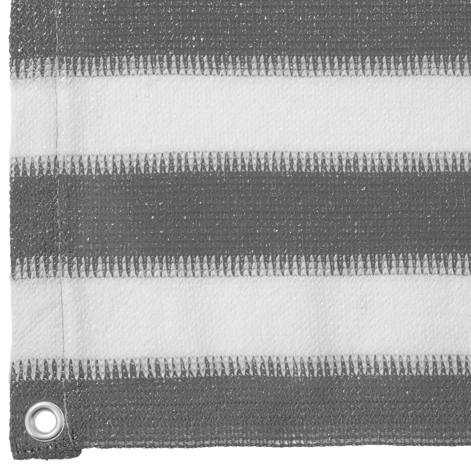 Tectake - Balkonscherm Privacyscherm - 90 Cm - Wit/grijs 5 Tectake - Balkonscherm Privacyscherm - 90 Cm - Wit/grijs - Afbeelding 3