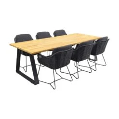 Taste Belmond Antraciet/Basso 240x100 Cm. Tuinset - 7 Delig