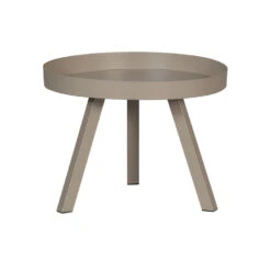WOOOD Bijzettafel Buiten Sunny - Metaal - Mist - 45x60x60 -Bekend Tuinmeubelen Winkel 1000086619 0102