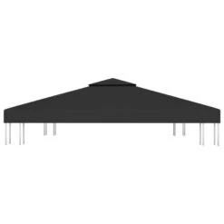 VidaXL Prieeldak 2-laags 310 G/m² 3x3 M Zwart -Bekend Tuinmeubelen Winkel 1000087153 0102