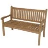 Teak Tuinbank Gebogen - Hout - Bruin -Bekend Tuinmeubelen Winkel 1000088181