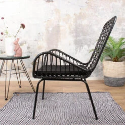 DS4U® Modo Rieten Lounge - Wicker - Zwart -Bekend Tuinmeubelen Winkel 1000088186 0102