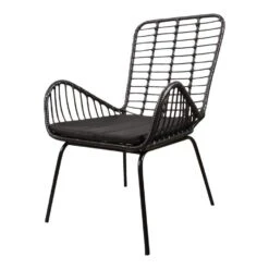 DS4U® Modo Rieten Lounge - Wicker - Zwart