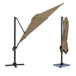 Happy Garden Schaduwzeilen MOLOKAI - Bruin - Aluminium -Bekend Tuinmeubelen Winkel 1000094918 0102