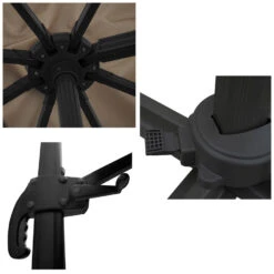 Happy Garden Schaduwzeilen MOLOKAI - Bruin - Aluminium -Bekend Tuinmeubelen Winkel 1000094918 0103