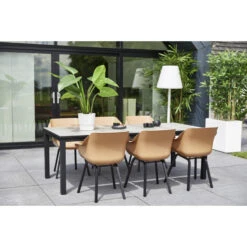 Hartman Sophie Element Dining Armstoel- Italian Terra - 2 St. -Bekend Tuinmeubelen Winkel 1000096417 0103