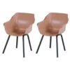Hartman Sophie Element Dining Armstoel- Italian Terra - 2 St. -Bekend Tuinmeubelen Winkel 1000096417