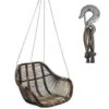 Van Der Leeden Rotan Hangstoel Fly Brown (L)66 X (B)65 X (H)49 Cm -Bekend Tuinmeubelen Winkel 1000098803