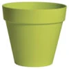 Mega Collections Plantenpot/bloempot - Kunststof - Lime Groen - D26 Cm -Bekend Tuinmeubelen Winkel 1000100638