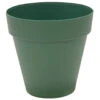 Mega Collections Plantenpot/bloempot - Kunststof - Donkergroen - D26 Cm -Bekend Tuinmeubelen Winkel 1000100644