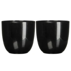 Mica Decorations Bloempot - Zwart - Keramiek - Glanzend - 19 X 18 Cm 7 Mica Decorations Bloempot - Zwart - Keramiek - Glanzend - 19 X 18 Cm -Bekend Tuinmeubelen Winkel 1106027d1481439db5e2715f80bd12bf