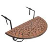 VidaXL Balkontafel Hangend Mozaïek Terracottakleurig 1 VidaXL Balkontafel Hangend Mozaïek Terracottakleurig -Bekend Tuinmeubelen Winkel 1193045235