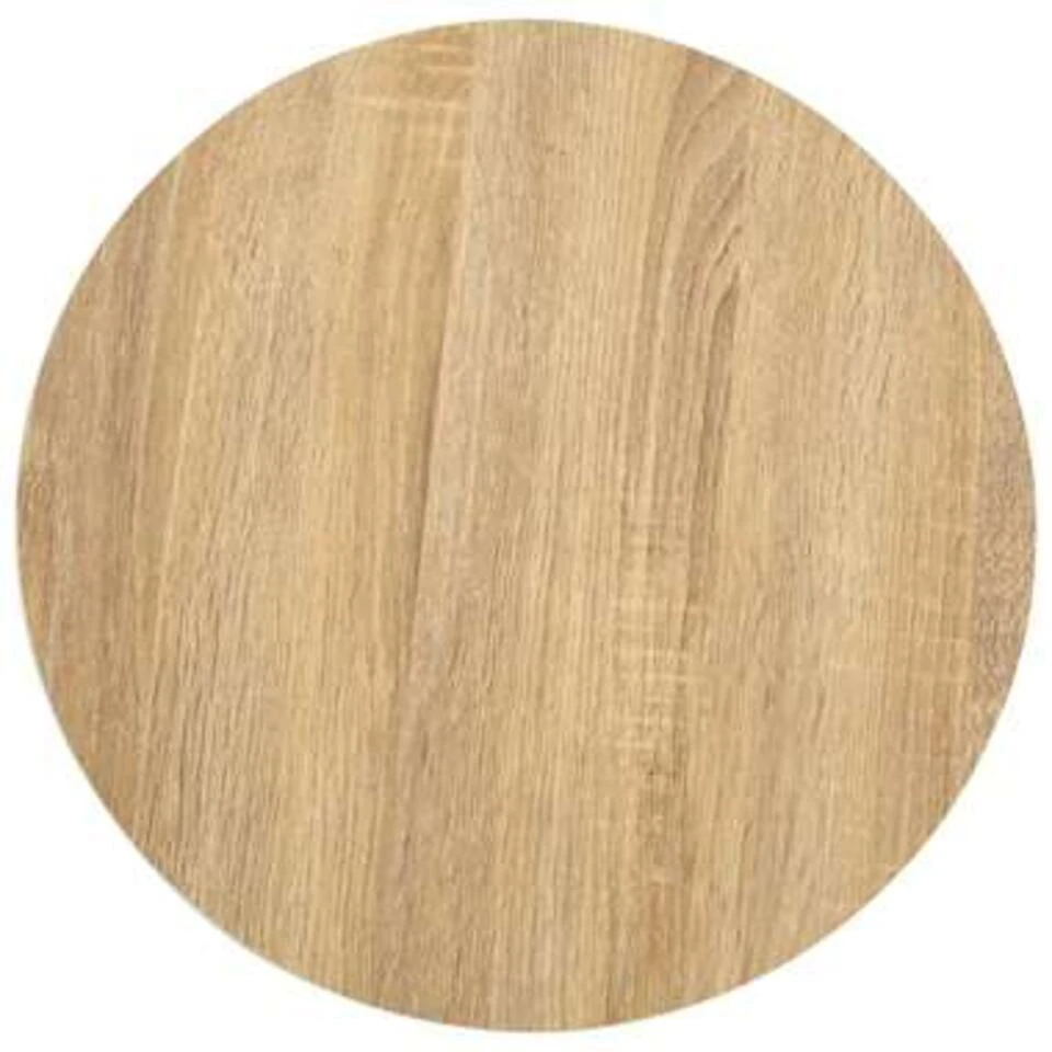 VidaXL Bistrotafel 40 Cm MDF Lichtbruin 4 VidaXL Bistrotafel 40 Cm MDF Lichtbruin - Afbeelding 2