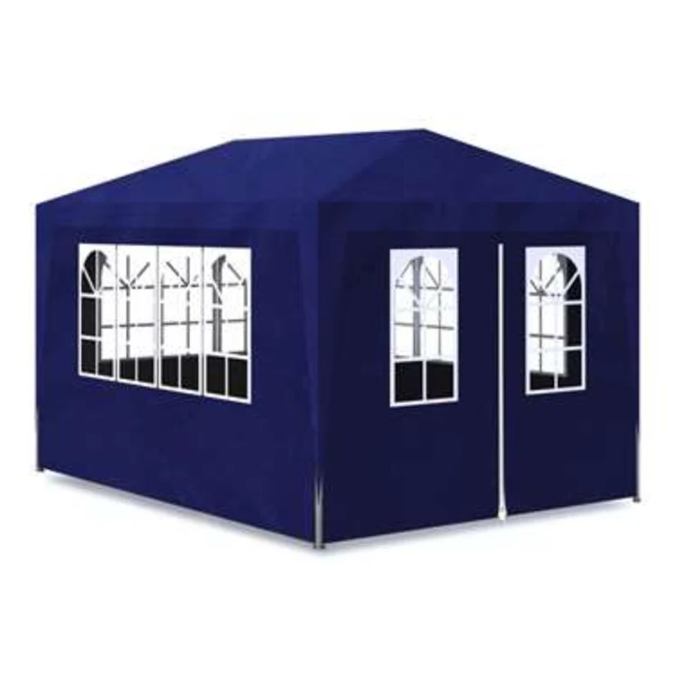 VidaXL Partytent 3x4 M Blauw 3 VidaXL Partytent 3x4 M Blauw