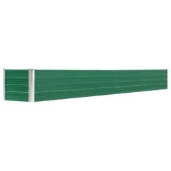 VidaXL Plantenbak Verhoogd 320x40x45 Cm Gegalvaniseerd Staal Groen