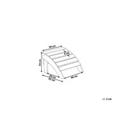 Beliani Voetenbankje ADIRONDACK - Grijs Kunsthout -Bekend Tuinmeubelen Winkel 1cb65d89849d4e14a3c2ea8858ffd361