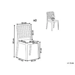 Beliani Tuinstoel SERSALE - Blauw Synthetisch Materiaal -Bekend Tuinmeubelen Winkel 2069edf8524d4b52926771692ba20a16