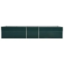 VidaXL Plantenbak Verhoogd 400x80x77 Cm Gegalvaniseerd Staal Groen -Bekend Tuinmeubelen Winkel 2add488c4ae74d2c89ef7ab48b6e58f5