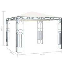 VidaXL Prieel 300x300 Cm Crème -Bekend Tuinmeubelen Winkel 44b18407ad6e4c3a8f397f4fa5cbfef9