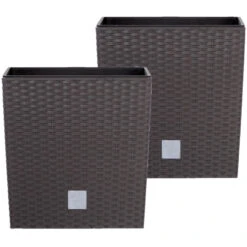 Prosperplast Plantenbak Rato - Bruin - Rotan - Kunststof - 26 Cm 8 Prosperplast Plantenbak Rato - Bruin - Rotan - Kunststof - 26 Cm -Bekend Tuinmeubelen Winkel 46335972b40041aaa7469b49a32b0024