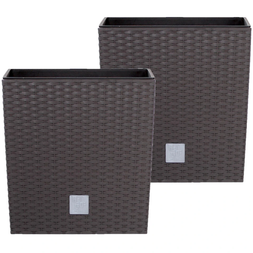 Prosperplast Plantenbak Rato - Bruin - Rotan - Kunststof - 26 Cm 5 Prosperplast Plantenbak Rato - Bruin - Rotan - Kunststof - 26 Cm - Afbeelding 3