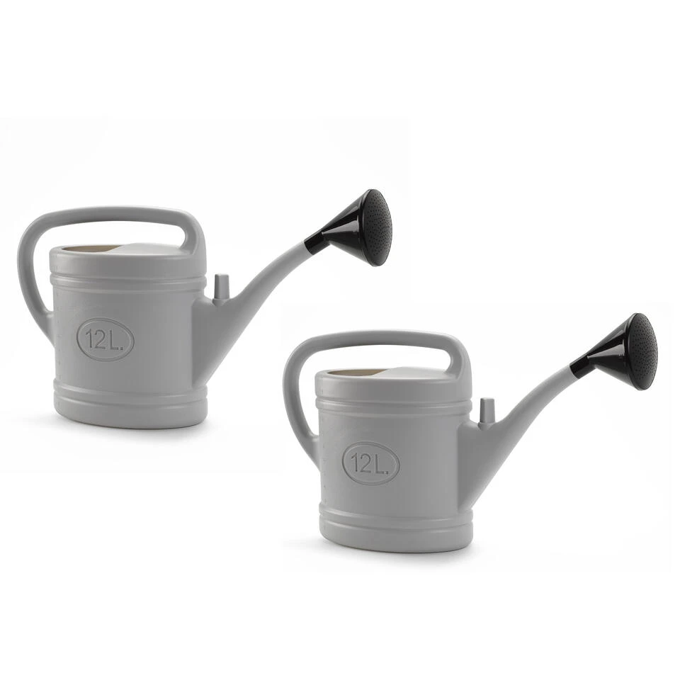 Forte Plastics Gieter - Grijs - Afneembare Broeskop - 12 Liter 4 Forte Plastics Gieter - Grijs - Afneembare Broeskop - 12 Liter - Afbeelding 2