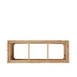 Beliani Plantenbak Voor Buiten TRIKALA - Lichte Houtkleur Dennenhout -Bekend Tuinmeubelen Winkel 4bd28e2a90224b79ac56f6c0a110f4f9