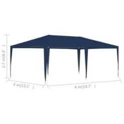 VidaXL Partytent 4x6 M Blauw -Bekend Tuinmeubelen Winkel 4bd767fdf3bb48eda751030db43a2d5d
