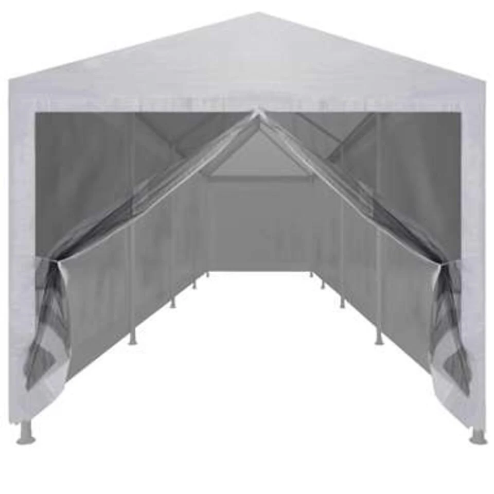 VidaXL Partytent Met 10 Mesh Zijwanden 12x3 M 5 VidaXL Partytent Met 10 Mesh Zijwanden 12x3 M - Afbeelding 3