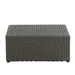 Le Sud Tafel/hocker Dordogne - Antraciet - 72x72x30 Cm -Bekend Tuinmeubelen Winkel 50155211 0104