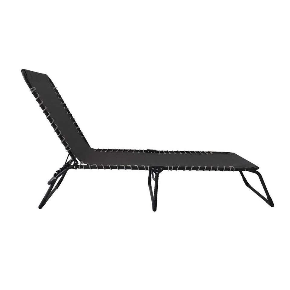 Ligbed Frejus - Donkergrijs - 30/73x53x196 Cm 5 Ligbed Frejus - Donkergrijs - 30/73x53x196 Cm - Afbeelding 3