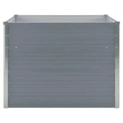 VidaXL Plantenbak Verhoogd 100x100x77 Cm Gegalvaniseerd Staal Grijs -Bekend Tuinmeubelen Winkel 5580d7c0de04429084fdb53ebfbf31af