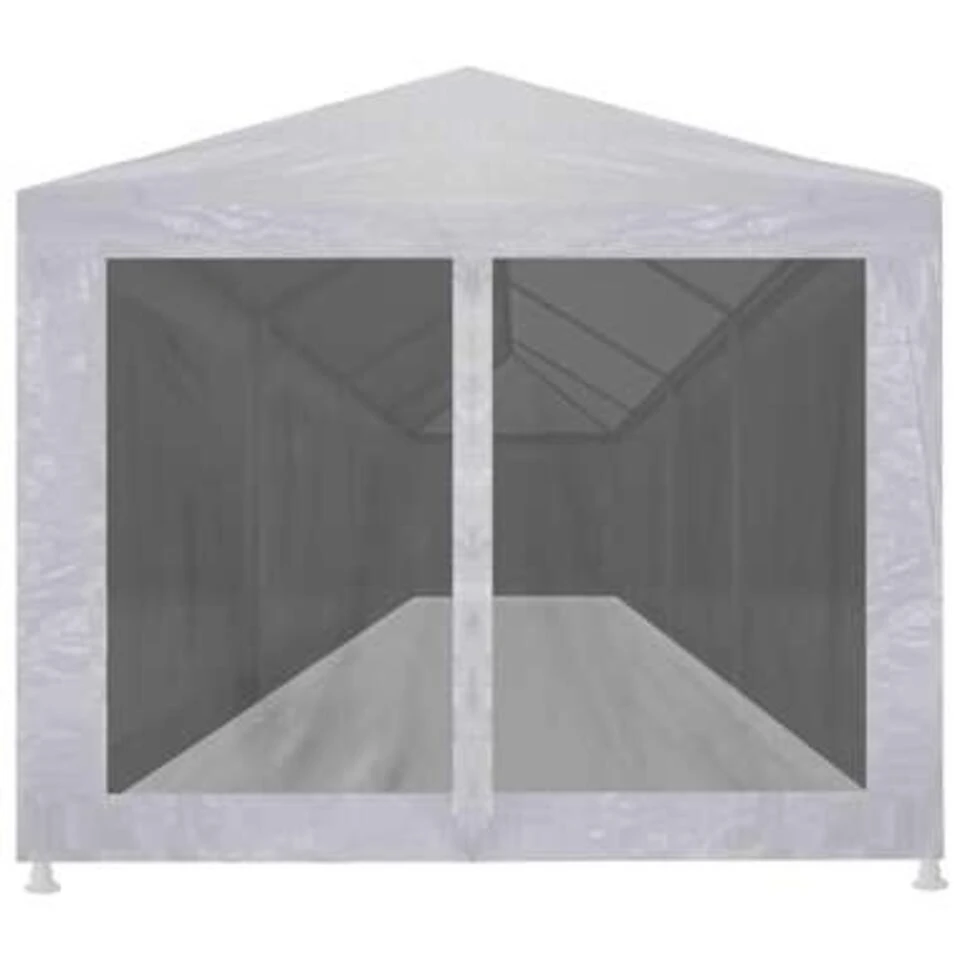 VidaXL Partytent Met 10 Mesh Zijwanden 12x3 M 4 VidaXL Partytent Met 10 Mesh Zijwanden 12x3 M - Afbeelding 2