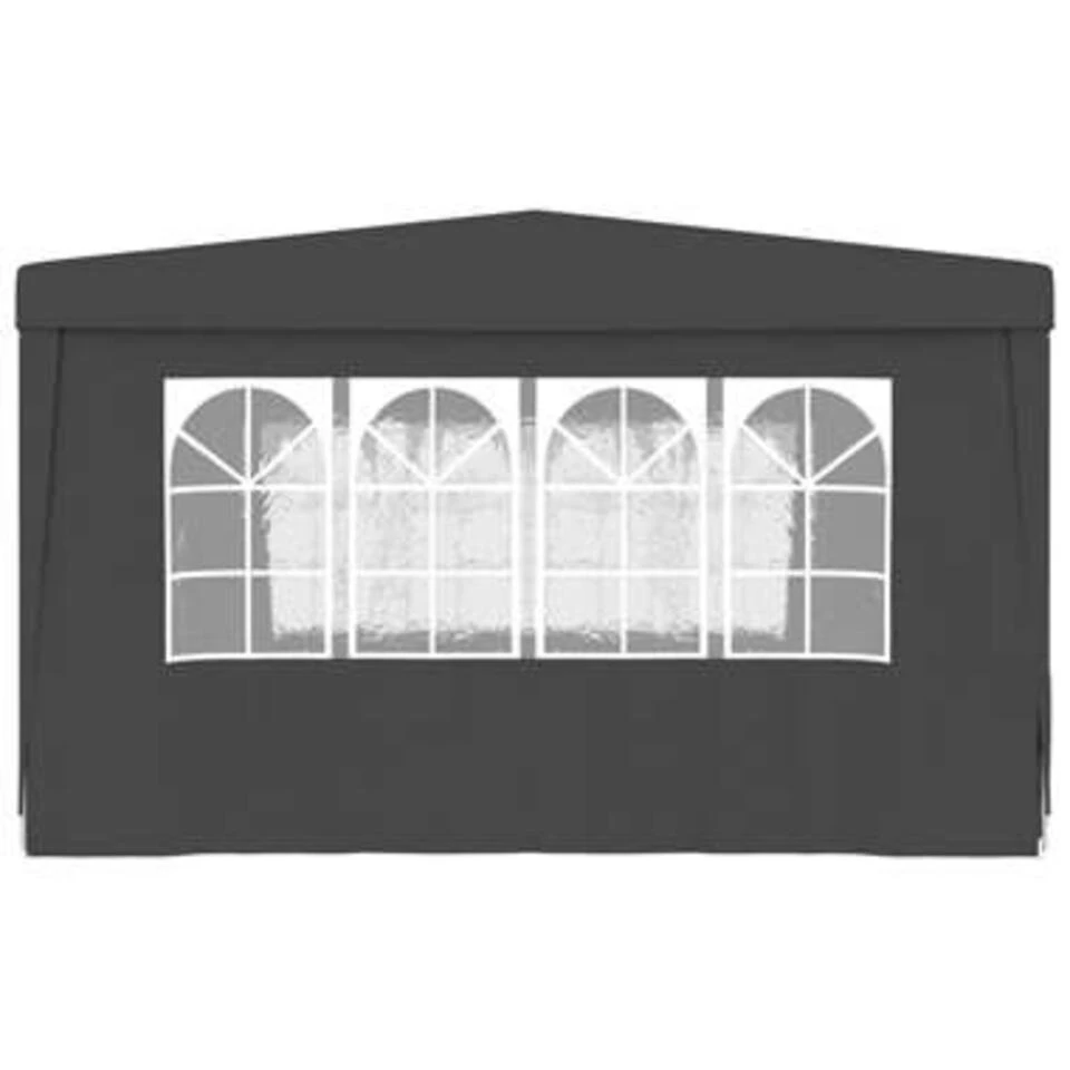 VidaXL Partytent Met Zijwanden Professioneel 90 G/m² 4x4 M Antraciet 5 VidaXL Partytent Met Zijwanden Professioneel 90 G/m² 4x4 M Antraciet - Afbeelding 3
