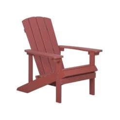 Beliani Tuinstoel ADIRONDACK - Rood Kunsthout 9 Beliani Tuinstoel ADIRONDACK - Rood Kunsthout -Bekend Tuinmeubelen Winkel 6d01865fb12c4aeb994d15b3cbe6ef71