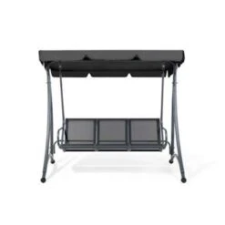 Beliani Schommelbank BOGART - Zwart Mesh -Bekend Tuinmeubelen Winkel 6e735f3942be48868b781dd86579332d