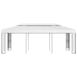 VidaXL Prieel Met Dubbel Dak 3x6 M Wit 8 VidaXL Prieel Met Dubbel Dak 3x6 M Wit -Bekend Tuinmeubelen Winkel 72a8f112a5684b3ab2377fdfd0fd2d64