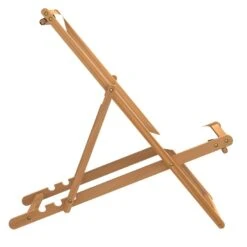 VidaXL Ligstoel 56x105x96 Cm Teakhout Crème -Bekend Tuinmeubelen Winkel 8b8040ecaa624a729c24c53a36fb4a20