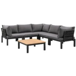 Le Sud Modulaire Loungeset Ardeche V1 - Grijs - 6-delig -Bekend Tuinmeubelen Winkel 90103001 3010
